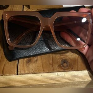 Stylish pinkish orange Sunglasses